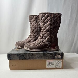 The North Face Brown Quilted Winter Boots